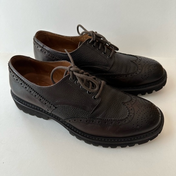 Barneys New York Brogue Oxford Leather Shoes main image 8